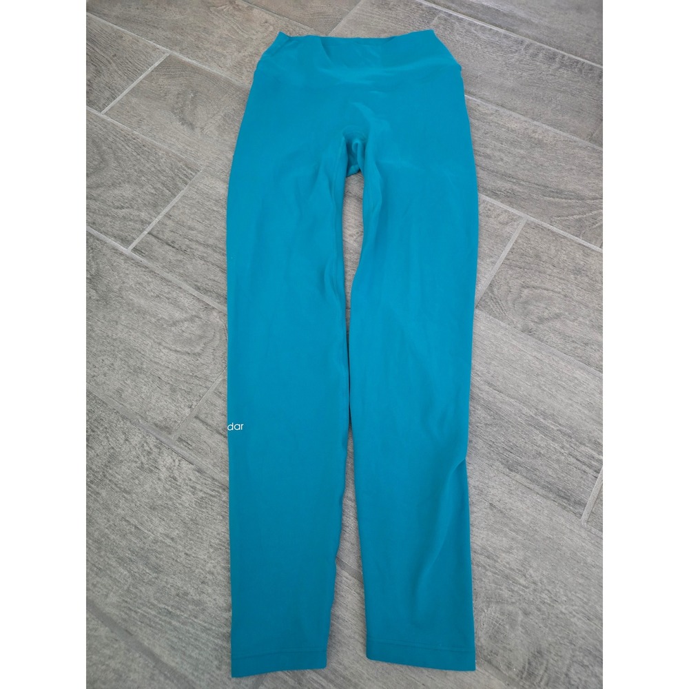 Andar Teal Blue Airywin 7/8 High Waist Seamless Leggings Yoga‎ Workout Size 4